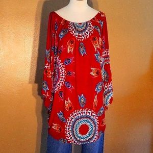 Feather design Tunic
